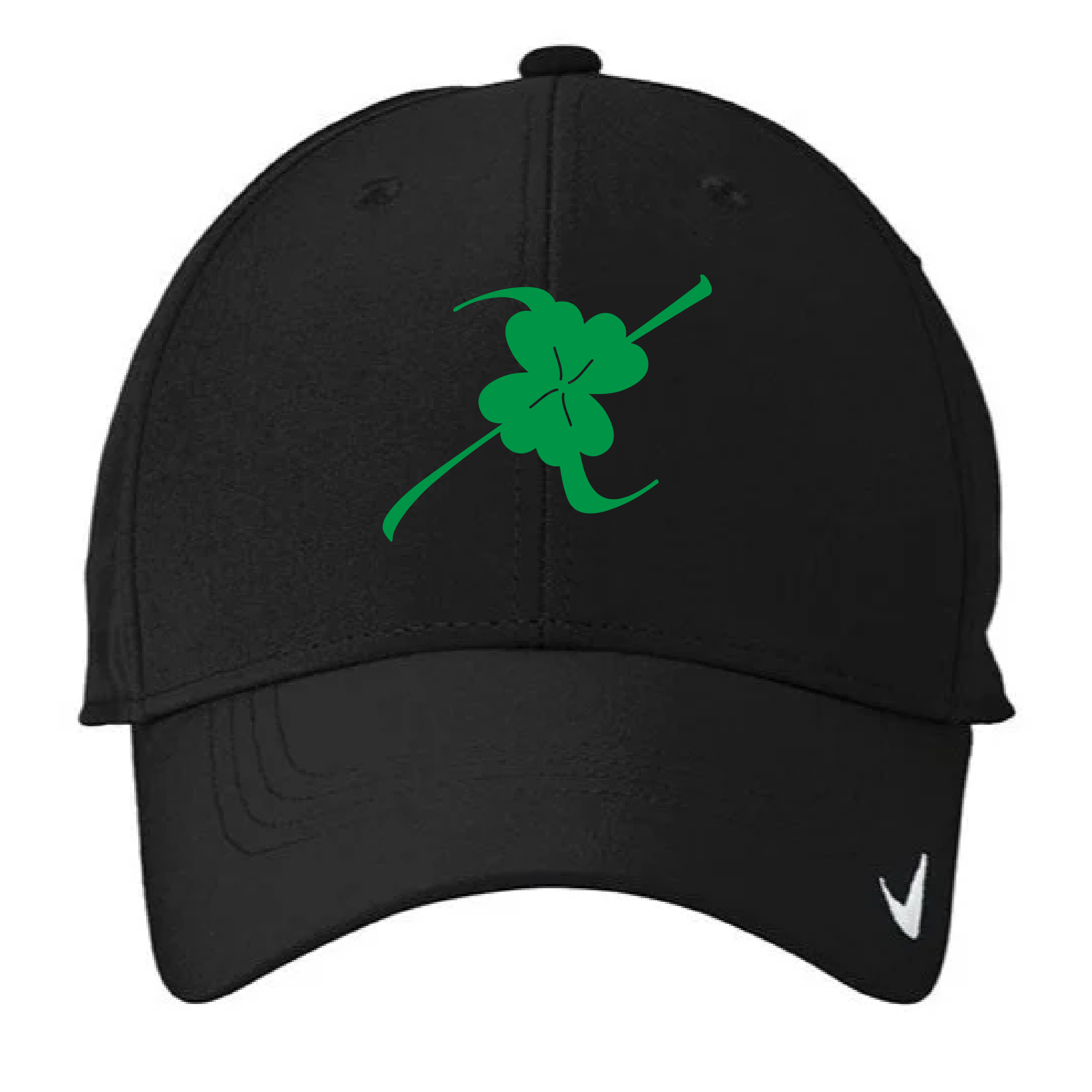 black and green nike hat